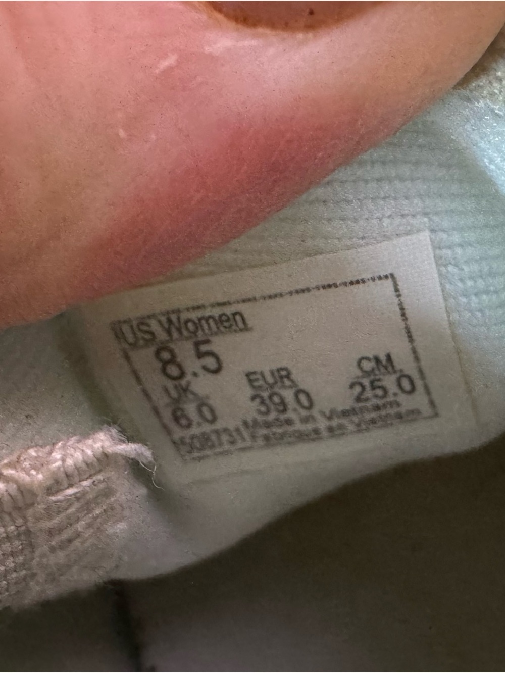 Vans Classic Slip-On Checkerboard Pastel Green Canvas Sneakers Women’s Size 8.5 - Picture 6 of 7